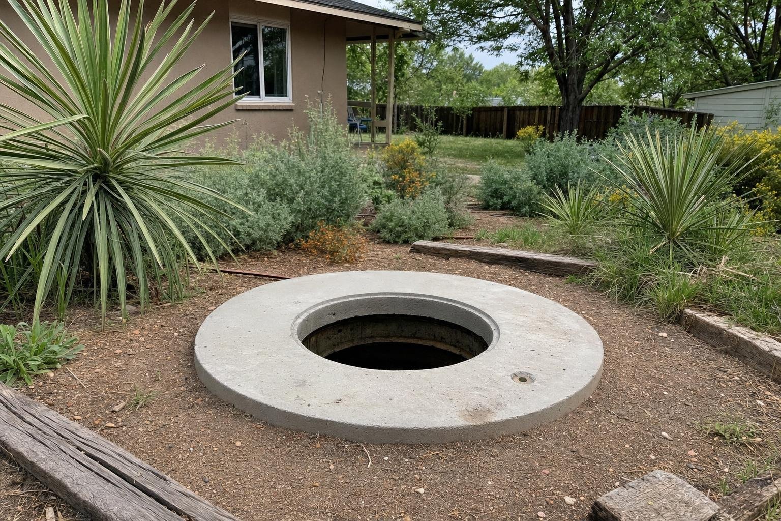 Illustrative image of septic tank pumping warning signs work