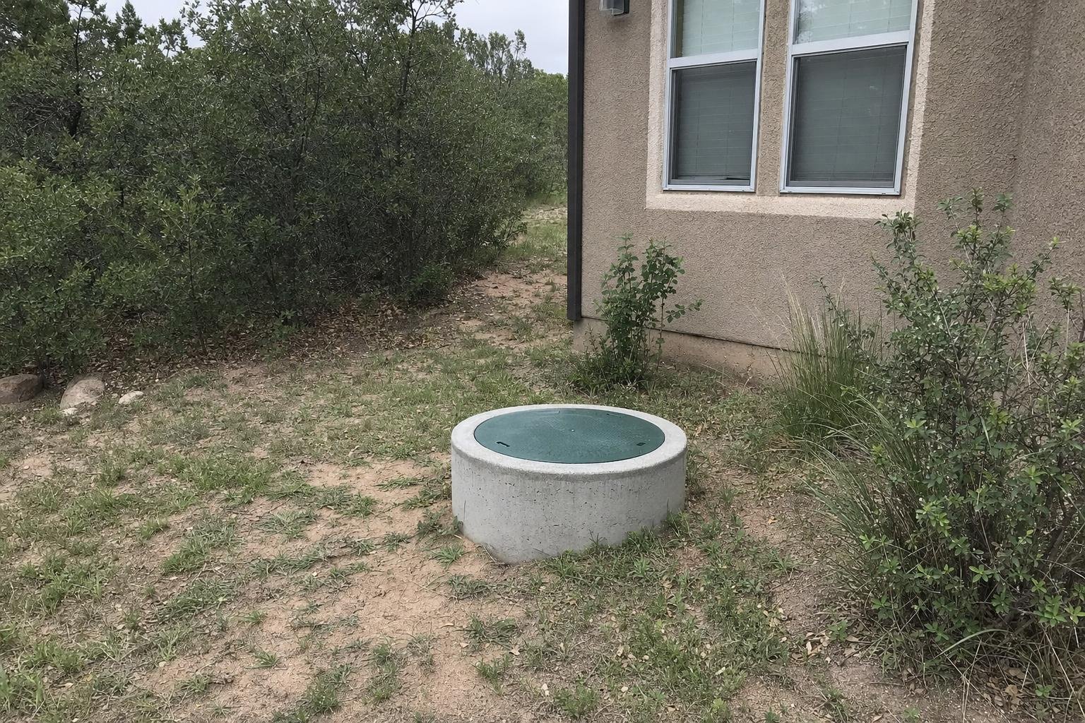 Illustrative image of septic tank riser installation work